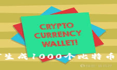 比特派钱包如何生成1000个比特币地址的详细指南