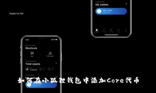 如何在小狐狸钱包中添加Core代币