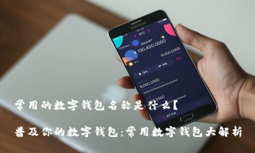 常用的数字钱包名称是什么？

普及你的数字钱包：常用数字钱包大解析